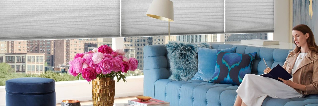 Vertical window treatments near Pittsburgh, Pennsylvania (PA), including Luminette® Window Shadings.