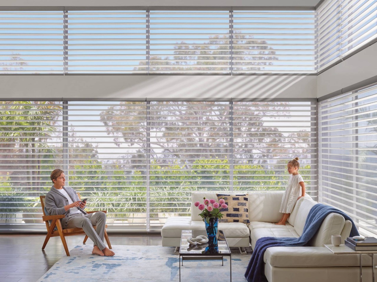 Top Child-Friendly Shades from Hunter Douglas child-friendly shades in a home near Monroeville, Pennsylvania
