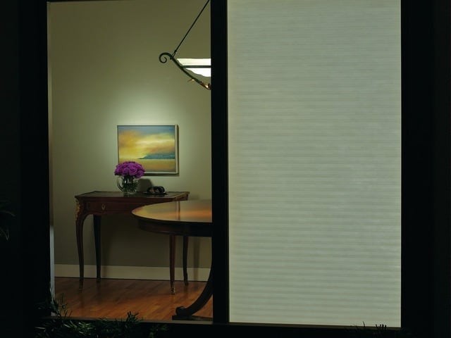 Custom energy-efficient shades for homes near Pittsburgh, Pennsylvania (PA) including Hunter Douglas honeycomb shades.