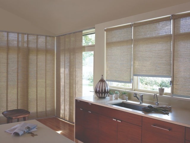 Custom Fall Window Treatments for Homes near Pittsburgh, Pennsylvania (PA) such as Motorized Blinds